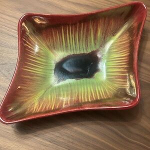 Bay Keramik 920 West German Pottery Dish 1960s
MCM 10.5” Art Bowl